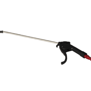 Soufflette air comprimé 27cm longue qui permet de souffler dans des endroits peu accessible , elle dispose a son extrémité un bout en caoutchouc pour éviter d'abimer les surfaces.